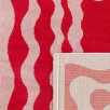 Tapis vintage Groovy Rouge 160 X 230 cm Tapis vintage Groovy Rouge 160 X 230 cm