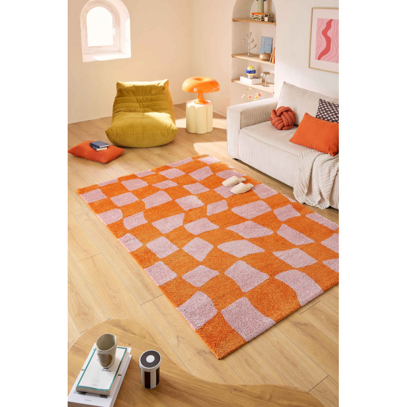 Tapis vintage Groovy Orange 200 X 280 cm