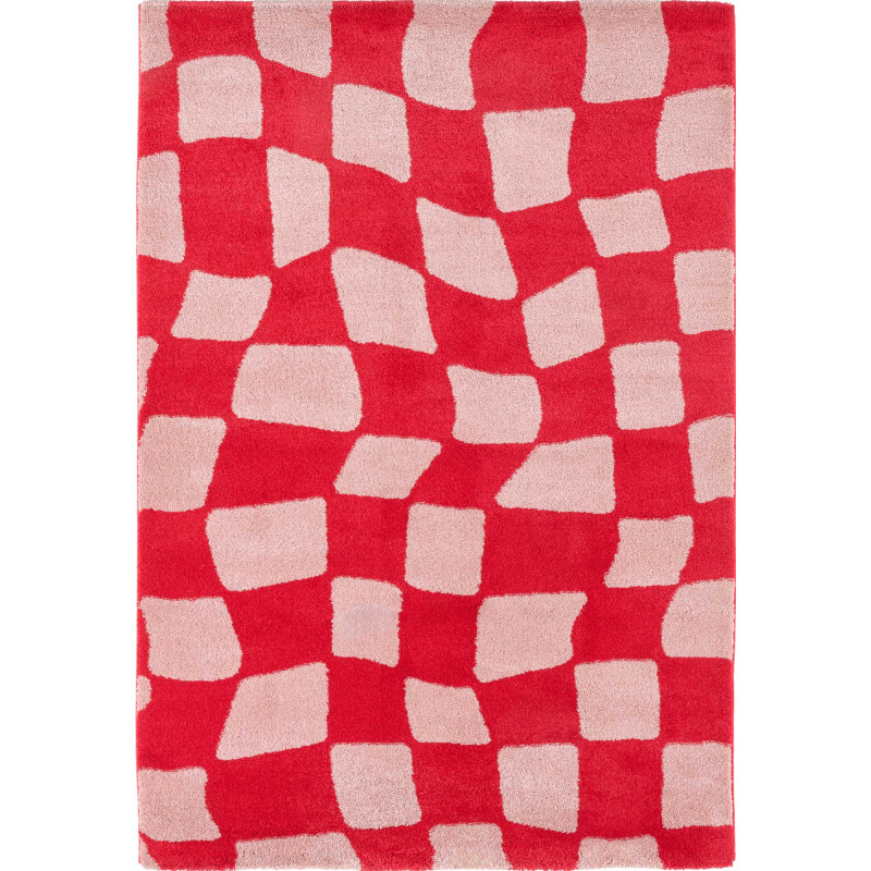 Tapis vintage Groovy Rouge 120 X 160 cm