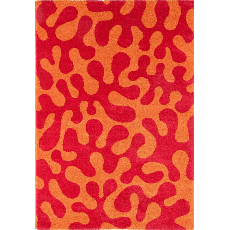 Tapis vintage Groovy Rouge 120 X 160 cm