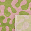 Tapis vintage Groovy Vert 160 X 230 cm Tapis vintage Groovy Vert 160 X 230 cm