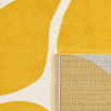 Tapis salon vintage Groovy jaune 160 X 230 cm Tapis salon vintage Groovy jaune 160 X 230 cm
