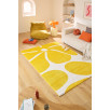 Tapis salon vintage Groovy jaune 200 X 280 cm Tapis salon vintage Groovy jaune 200 X 280 cm