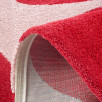 Tapis salon vintage Groovy rouge 120 X 160 cm Tapis salon vintage Groovy rouge 120 X 160 cm