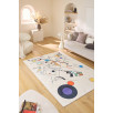 Tapis lavable en machine Stampa motif abstrait beige 80 X 300 cm Tapis lavable en machine Stampa motif abstrait beige 80 X 300 cm