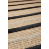 Tapis aspect jute - Palma - Motif zèbre - noir 200 X 290 cm Tapis aspect jute - Palma - Motif zèbre - noir 200 X 290 cm