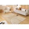 Tapis aspect jute - Palma - Motif géométrique 120 X 160 cm Tapis aspect jute - Palma - Motif géométrique 120 X 160 cm
