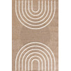 Tapis aspect jute - Palma - Motif géométrique 160 X 230 cm