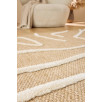 Tapis aspect jute - Palma - Motif géométrique 120 X 160 cm Tapis aspect jute - Palma - Motif géométrique 120 X 160 cm