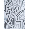 Tapis d'extérieur motifs abstrait noir 150 X 220 cm Tapis d'extérieur motifs abstrait noir 150 X 220 cm