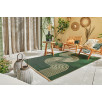 Tapis d'extérieur motif vague vert 180 X 280 cm