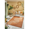 Tapis d'extérieur motif vague terracotta 150 X 220 cm Tapis d'extérieur motif vague terracotta 150 X 220 cm