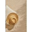 Tapis d'extérieur motif vague beige 150 X 220 cm Tapis d'extérieur motif vague beige 150 X 220 cm