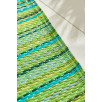 Tapis d'extérieur motif rayure dégradée vert 150 X 220 cm Tapis d'extérieur motif rayure dégradée vert 150 X 220 cm
