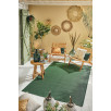 Tapis d'extérieur motif rayure dégradée vert 150 X 220 cm Tapis d'extérieur motif rayure dégradée vert 150 X 220 cm