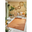 Tapis d'extérieur motif rayure dégradée terracotta 150 X 220 cm Tapis d'extérieur motif rayure dégradée terracotta 150 X 220 cm