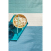 Tapis d'extérieur motif ligne dégradée vert 180 X 280 cm