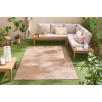 Tapis d'intérieur et extérieur motifs arcs Santorini beige 120 X 160 cm Tapis d'intérieur et extérieur motifs arcs Santorini beige 120 X 160 cm