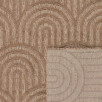 Tapis d'intérieur et extérieur motifs arcs Santorini beige 120 X 160 cm Tapis d'intérieur et extérieur motifs arcs Santorini beige 120 X 160 cm