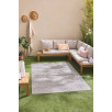 Tapis d'intérieur et extérieur motifs arcs Santorini gris 80 X 300 cm Tapis d'intérieur et extérieur motifs arcs Santorini gris 80 X 300 cm
