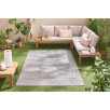 Tapis d'intérieur et extérieur motifs arcs Santorini gris 160 X 230 cm Tapis d'intérieur et extérieur motifs arcs Santorini gris 160 X 230 cm