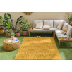 Tapis d'intérieur et extérieur motifs arcs Santorini jaune 200 X 290 cm Tapis d'intérieur et extérieur motifs arcs Santorini jaune 200 X 290 cm