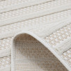 Tapis d'intérieur et extérieur motifs arcs symétriques Santorini blanc 160 X 230 cm Tapis d'intérieur et extérieur motifs arcs symétriques Santorini blanc 160 X 230 cm