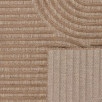 Tapis d'intérieur et extérieur motifs arcs symétriques Santorini beige 120 X 160 cm Tapis d'intérieur et extérieur motifs arcs symétriques Santorini beige 120 X 160 cm
