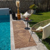Tapis d'intérieur et extérieur motifs arcs symétriques Santorini beige 160 X 230 cm Tapis d'intérieur et extérieur motifs arcs symétriques Santorini beige 160 X 230 cm