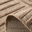 Tapis d'intérieur et extérieur motifs arcs symétriques Santorini beige 200 X 290 cm Tapis d'intérieur et extérieur motifs arcs symétriques Santorini beige 200 X 290 cm