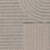 Tapis d'intérieur et extérieur motifs arcs symétriques Santorini gris 160 X 230 cm Tapis d'intérieur et extérieur motifs arcs symétriques Santorini gris 160 X 230 cm