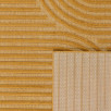 Tapis d'intérieur et extérieur motifs arcs symétriques Santorini jaune 160 X 230 cm Tapis d'intérieur et extérieur motifs arcs symétriques Santorini jaune 160 X 230 cm