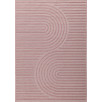 Tapis d'intérieur et extérieur motifs arcs symétriques Santorini rose 160 X 230 cm Tapis d'intérieur et extérieur motifs arcs symétriques Santorini rose 160 X 230 cm