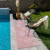 Tapis d'intérieur et extérieur motifs arcs symétriques Santorini rose 160 X 230 cm Tapis d'intérieur et extérieur motifs arcs symétriques Santorini rose 160 X 230 cm