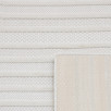 Tapis intérieur et extérieur motifs de vagues Santorini blanc 120 X 160 cm Tapis intérieur et extérieur motifs de vagues Santorini blanc 120 X 160 cm