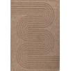Tapis intérieur et extérieur motifs de vagues Santorini beige 160 X 230 cm Tapis intérieur et extérieur motifs de vagues Santorini beige 160 X 230 cm