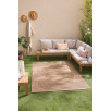 Tapis intérieur et extérieur motifs de vagues Santorini beige 160 X 230 cm Tapis intérieur et extérieur motifs de vagues Santorini beige 160 X 230 cm