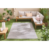 Tapis intérieur et extérieur motifs de vagues Santorini gris 80 X 300 cm Tapis intérieur et extérieur motifs de vagues Santorini gris 80 X 300 cm