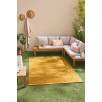 Tapis intérieur et extérieur motifs de vagues Santorini jaune 80 X 300 cm Tapis intérieur et extérieur motifs de vagues Santorini jaune 80 X 300 cm