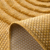 Tapis intérieur et extérieur motifs de vagues Santorini jaune 120 X 160 cm Tapis intérieur et extérieur motifs de vagues Santorini jaune 120 X 160 cm