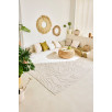 Tapis d'intérieur et extérieur motif abstrait santorini blanc 80 X 300 cm Tapis d'intérieur et extérieur motif abstrait santorini blanc 80 X 300 cm