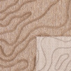 Tapis d'intérieur et extérieur motif abstrait santorini beige 120 X 160 cm Tapis d'intérieur et extérieur motif abstrait santorini beige 120 X 160 cm