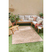 Tapis d'intérieur et extérieur motif abstrait santorini beige 160 X 230 cm Tapis d'intérieur et extérieur motif abstrait santorini beige 160 X 230 cm