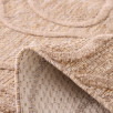 Tapis d'intérieur et extérieur motif abstrait santorini beige 160 X 230 cm Tapis d'intérieur et extérieur motif abstrait santorini beige 160 X 230 cm