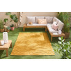 Tapis d'intérieur et extérieur motif abstrait santorini jaune 200 X 290 cm Tapis d'intérieur et extérieur motif abstrait santorini jaune 200 X 290 cm
