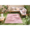 Tapis d'intérieur et d'extérieur à motifs rose 200 X 290 cm