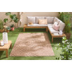 Tapis d'intérieur et d'extérieur à motifs beige 120 X 160 cm Tapis d'intérieur et d'extérieur à motifs beige 120 X 160 cm