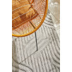Tapis d'intérieur et d'extérieur à motifs gris 200 X 290 cm
