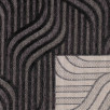 Tapis d'intérieur et d'extérieur à motifs noir 120 X 160 cm Tapis d'intérieur et d'extérieur à motifs noir 120 X 160 cm