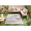 Tapis d'intérieur et d'extérieur à motifs gris 80 X 300 cm